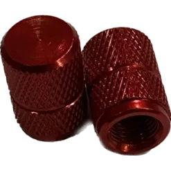 2 Bouchons De Valve BIKE PARTS Caps Shrader Rouge