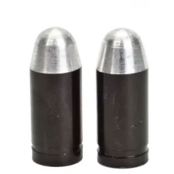 2 Bouchons De Valve TRIK TOPZ Balle Caps Shrader Noir