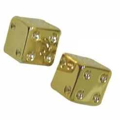 2 Bouchons De Valve TRIK TOPZ Dé Caps Shrader Or