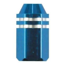 2 Bouchons De Valve TRIK TOPZ Hex Caps Shrader Bleu
