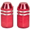 2 Bouchons De Valve TRIK TOPZ Hex Caps Shrader Rouge