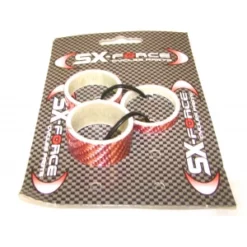 3 Bagues/Entretoises De Direction SX FORCE Carbone