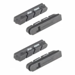 4 Cartouches/patins De Frein SWISSSTOP RACE PRO Original Black Campagnolo Alu