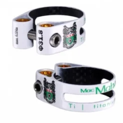 MAC MAHONE Collier De Selle MACMAHONE CARBON CA01 34.9mm Blanc