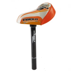 Combo Selle + Tige INSIGHT Mini 22,2 Orange Rouge 1 Combo Selle + Tige INSIGHT Mini 22,2 Orange Rouge