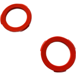 Kit 2 Oeillets MAGURA Pour Etrier 2 Pistons Rouge Fluo MT4, MT6, MT8 Et MT Trail Arrière