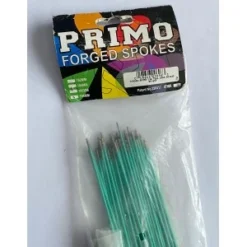 Pack De 50 Rayons PRIMO Forged Spokes Acier / 186mm Vert (BMX 20")
