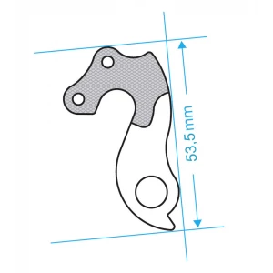 Marwi Patte De Dérailleur GH-080 BH BMC CANYON GO SPORT MARIN VITUS STEVENS (D87) / Hanger / Schaltauge 3 Marwi Patte De Dérailleur GH-080 BH BMC CANYON GO SPORT MARIN VITUS STEVENS (D87) / Hanger / Schaltauge – Image 3