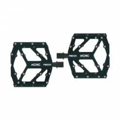 Pédales Plates KCNC SYNC PEDIA 2 Ti-dlc Slim 10mm / Noir / 230 Gr.