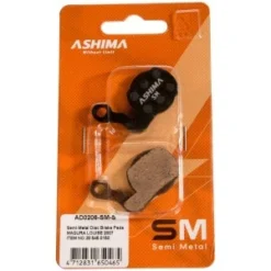 Plaquettes ASHIMA AD0206-SM Semi Metal MAGURA Louise 2007 Marta 2009 Julie HD -PERIPHERIQUES Soldes Magasin plaquettes ashima ad0206 sm semi metal magura louise 2007 marta 2009 julie hd 1