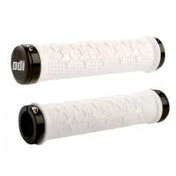 Poignées/Grips ODI La Machine Lock-On 143mm Rouge Noir Jaune Blanc