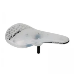 Selle Bmx ELEVN Pivotal Seat Expert Rouge Bleu Blanc Trans.