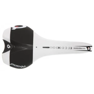 Selle PROLOGO NEW NAGO EVO Tirox 134mm Blanc & Noir 1 Selle PROLOGO NEW NAGO EVO Tirox 134mm Blanc & Noir